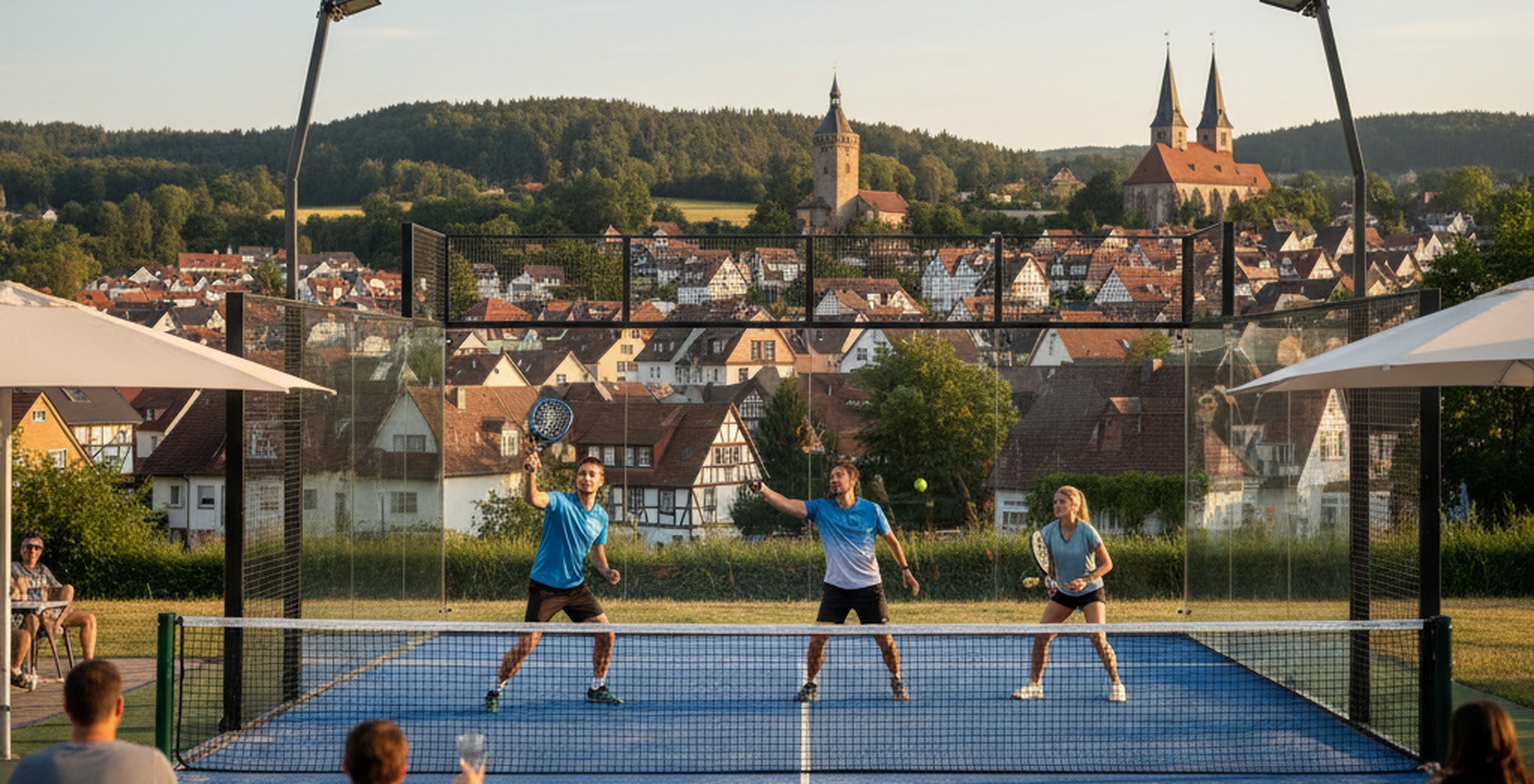 Padel in Hofheim: Racket Center mit 6 Outdoor-Courts