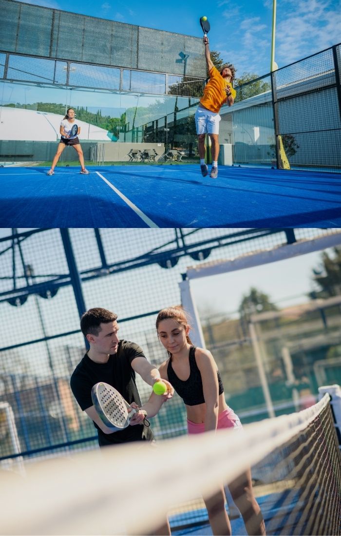 Padel Training in kleinen Gruppen 1 zu 1 padel training