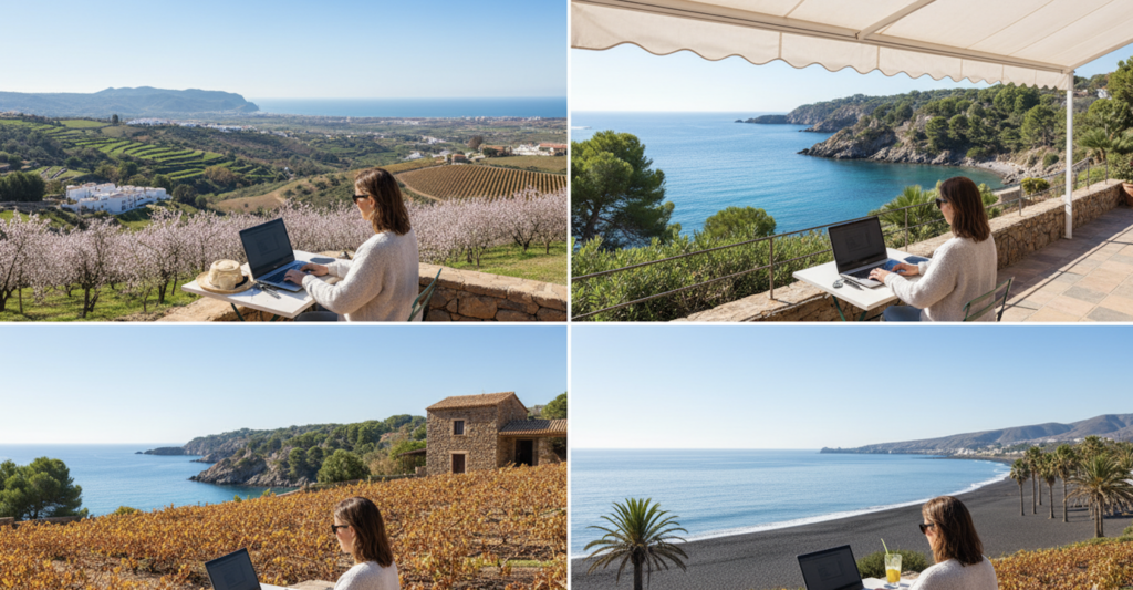 Workation in Spanien: Die besten Regionen nach Jahreszeit