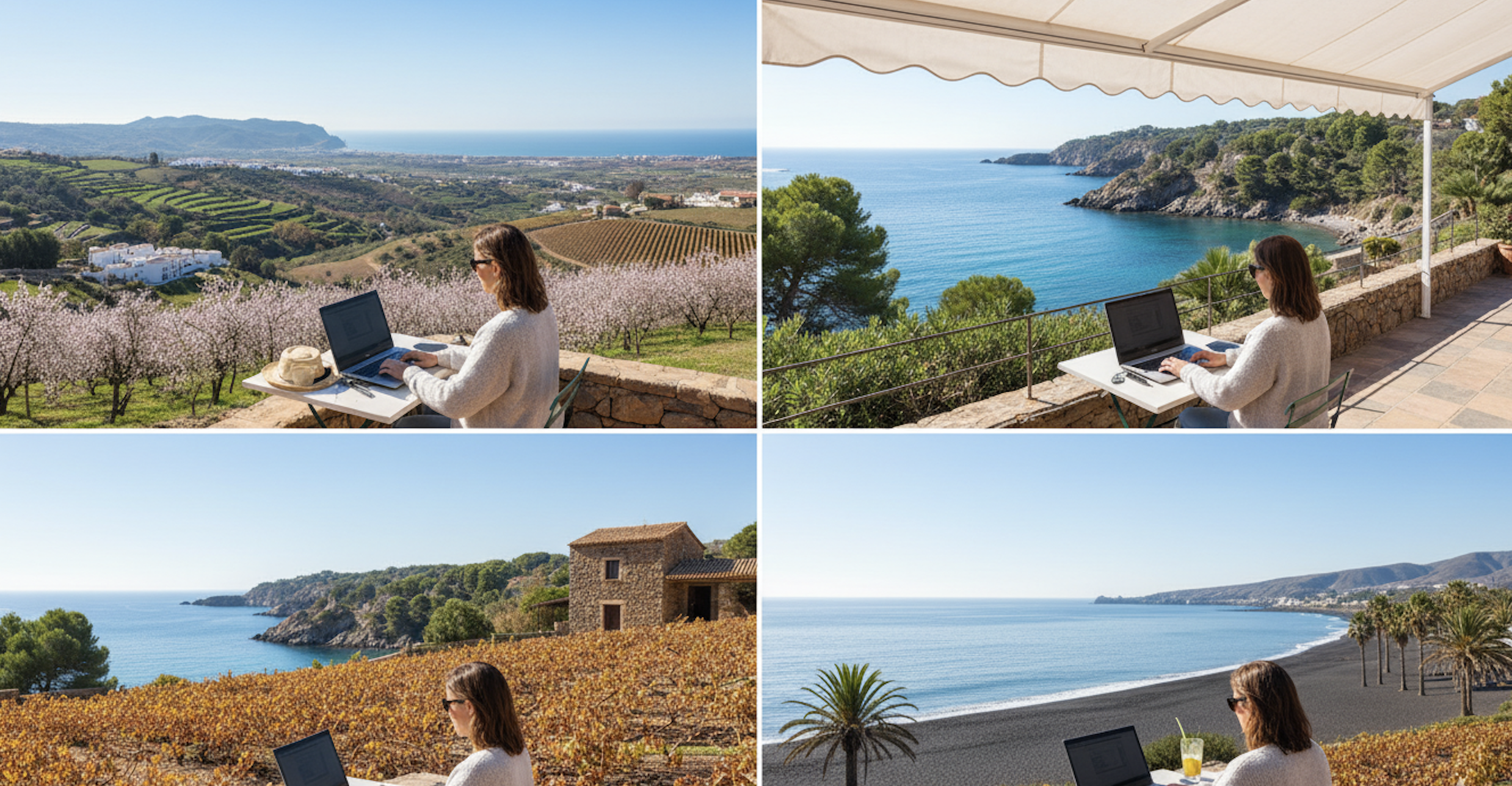 Workation in Spanien: Die besten Regionen nach Jahreszeit