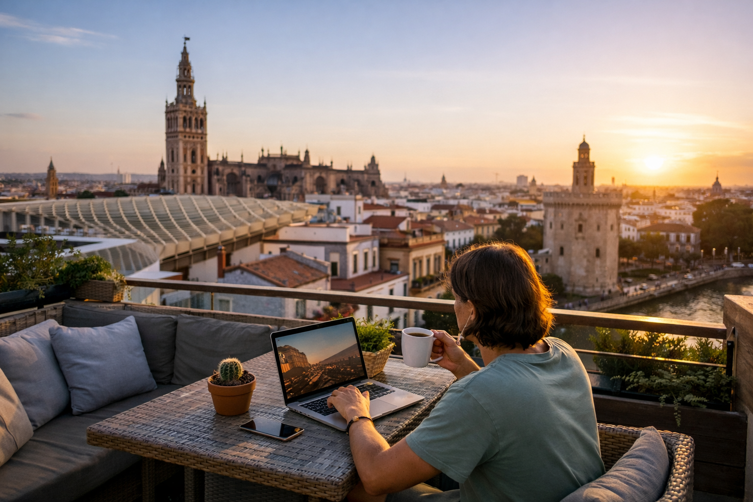 Workation Sevilla: Unterkunft, Coworking & Networking